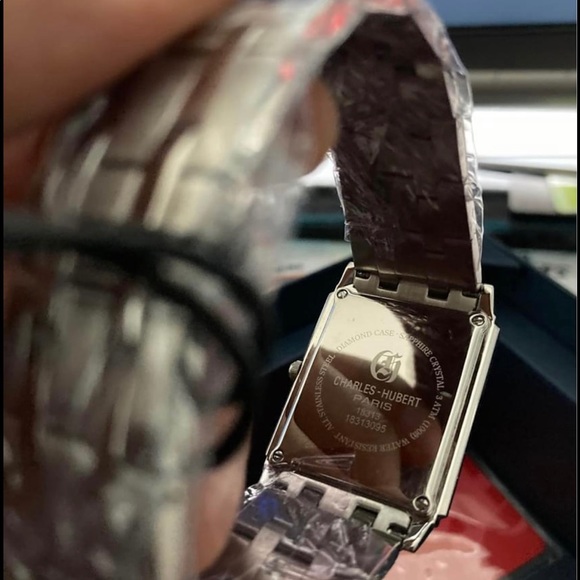 Charles Hubert Paris Watch Diamond Bezel NEW - Picture 2 of 5